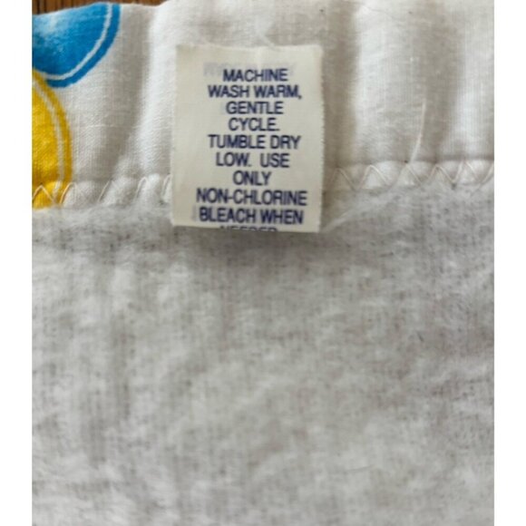 Vintage Disney Babies Mickey Mouse Embroidered White Fleece Blanket 35x45 - Picture 5 of 5